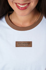 Maglietta corta bianca oversize Extreme Since 2013