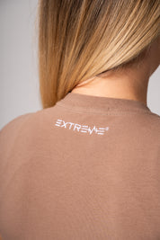 Krátké tričko hnědé Extreme Timeless