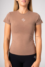 Krátké tričko hnědé Extreme Timeless