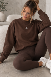 Extreme Edge – Soft Skin Svetr | Hnědý 
