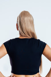 Crop top maniche corte ET Zara