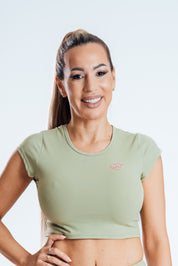 Crop top maniche corte ET Zara