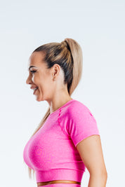 Crop top maniche corte ET Andrea