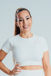 Crop top maniche corte ET Andrea