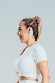 Crop top maniche corte ET Andrea