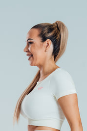 Crop top maniche corte ET Lila