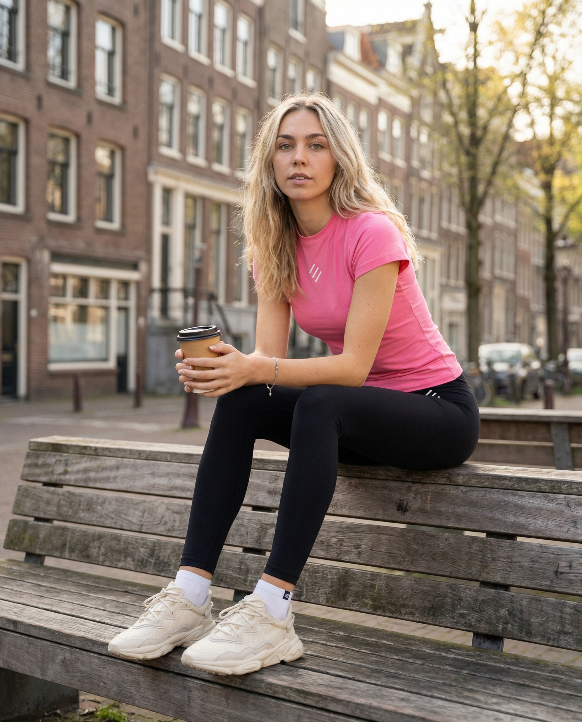 T-shirt | slimfit | Pink