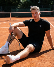 Kratka majica Moška | slim fit | Črna