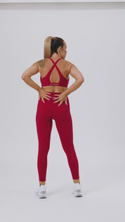 Leggings lunghi rossi Extreme Soft