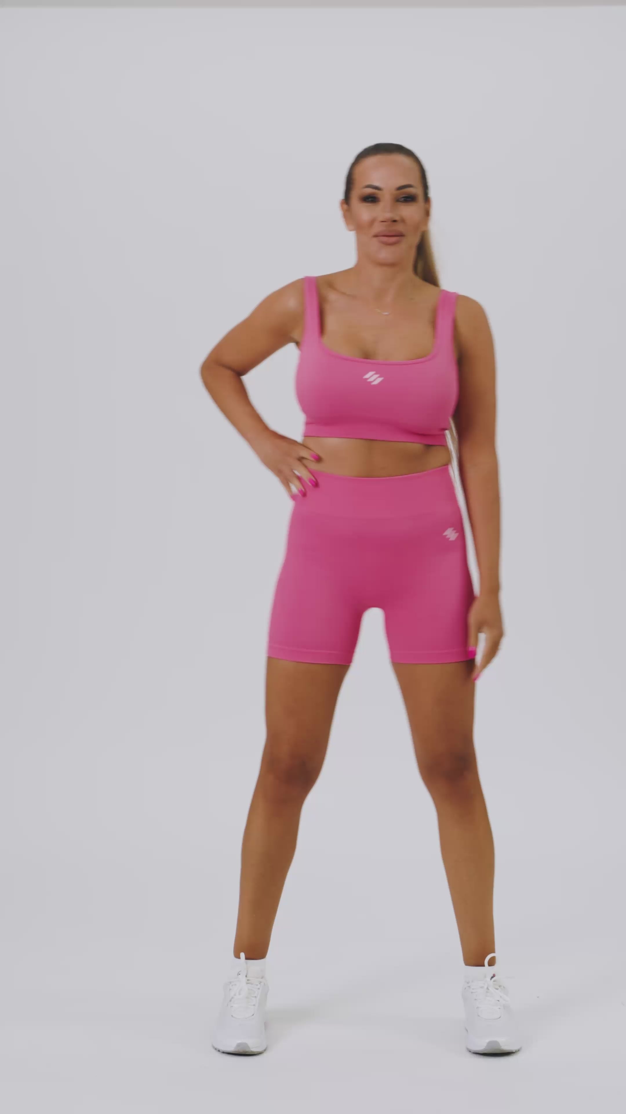 Leggings corti rosa Extreme Vibe