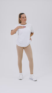 Maglietta corta bianca oversize Extreme Since 2013