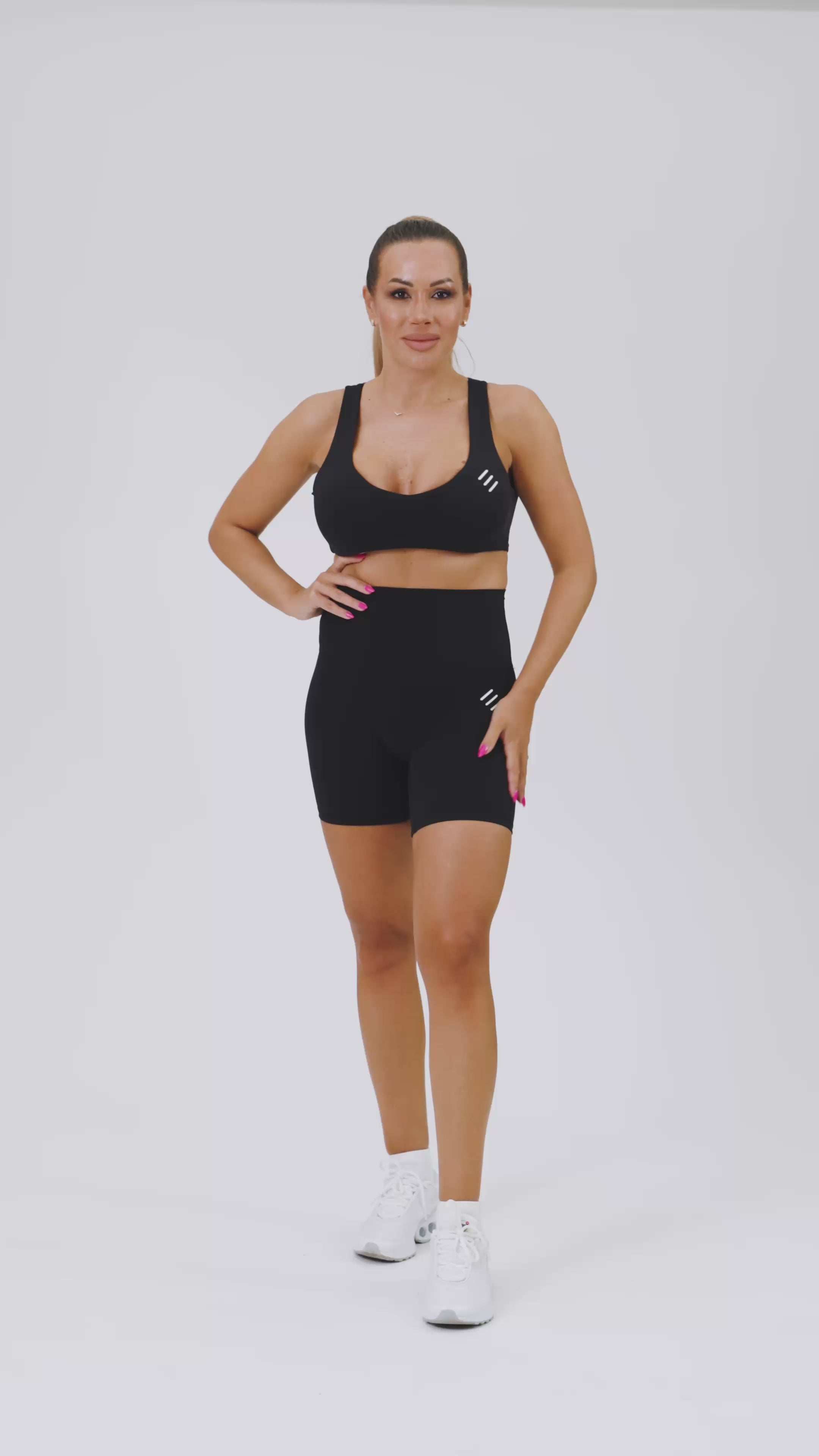 Leggings corti neri Extreme Comfy