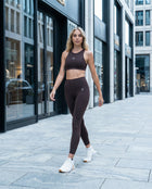 Long Leggings | Brown